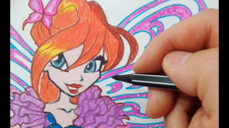Come disegnare Bloom Butterflix da Winx Club