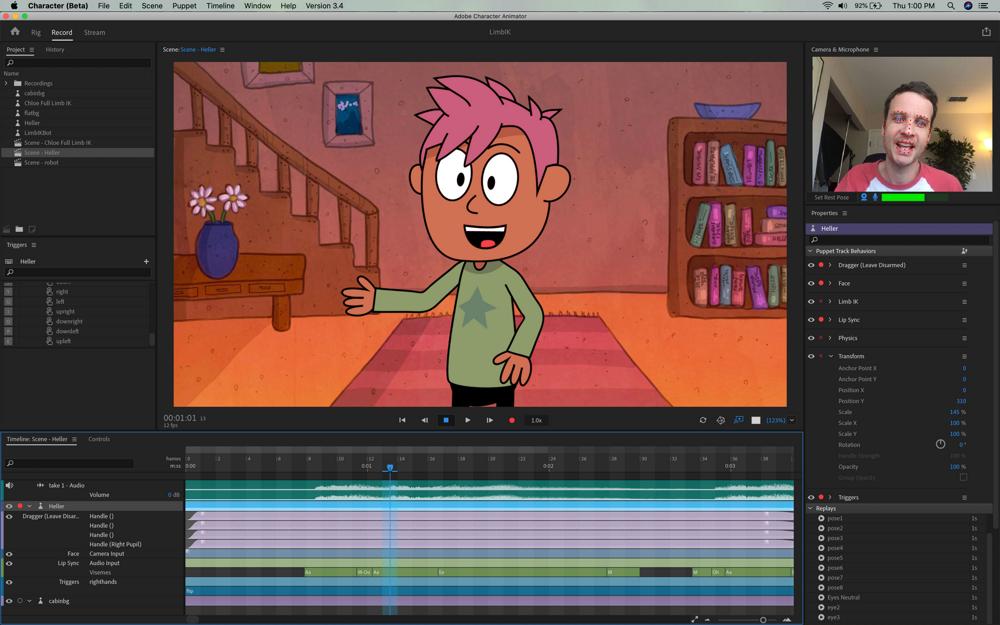 Adobeは 年にベータ版で提供される新しいcharacteranimator機能をプレビューしています オンライン漫画