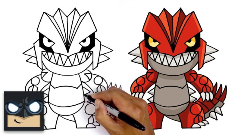 Come disegnare Groudon | Pokemon