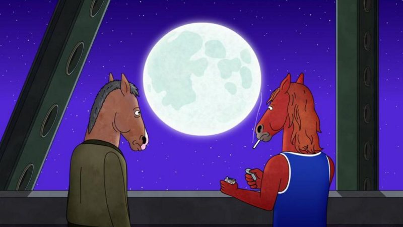Una clip della serie animata per adulti “BoJack Horseman” in onda su Netflix
