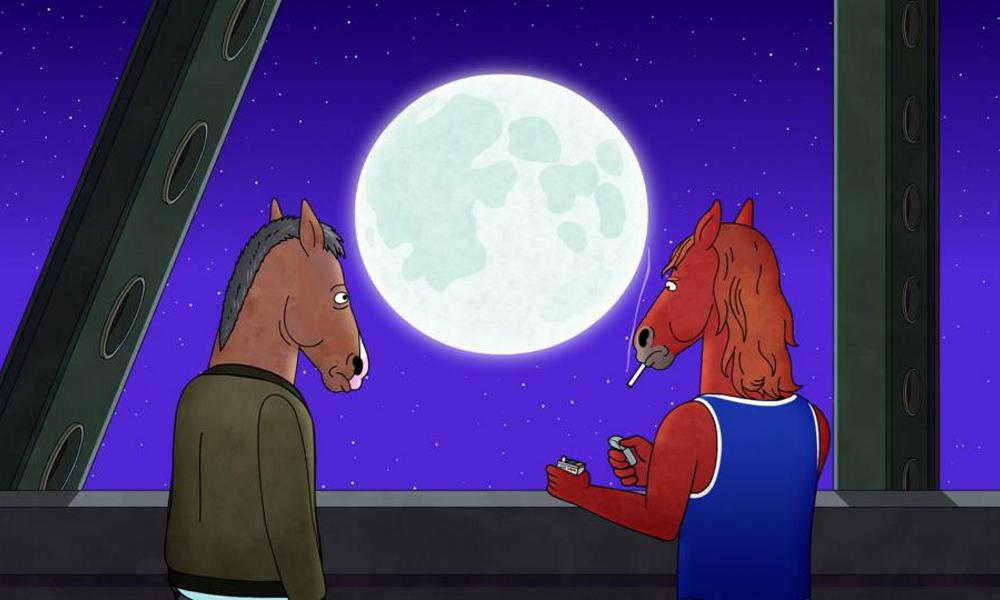 Una clip della serie animata per adulti “BoJack Horseman” in onda su Netflix