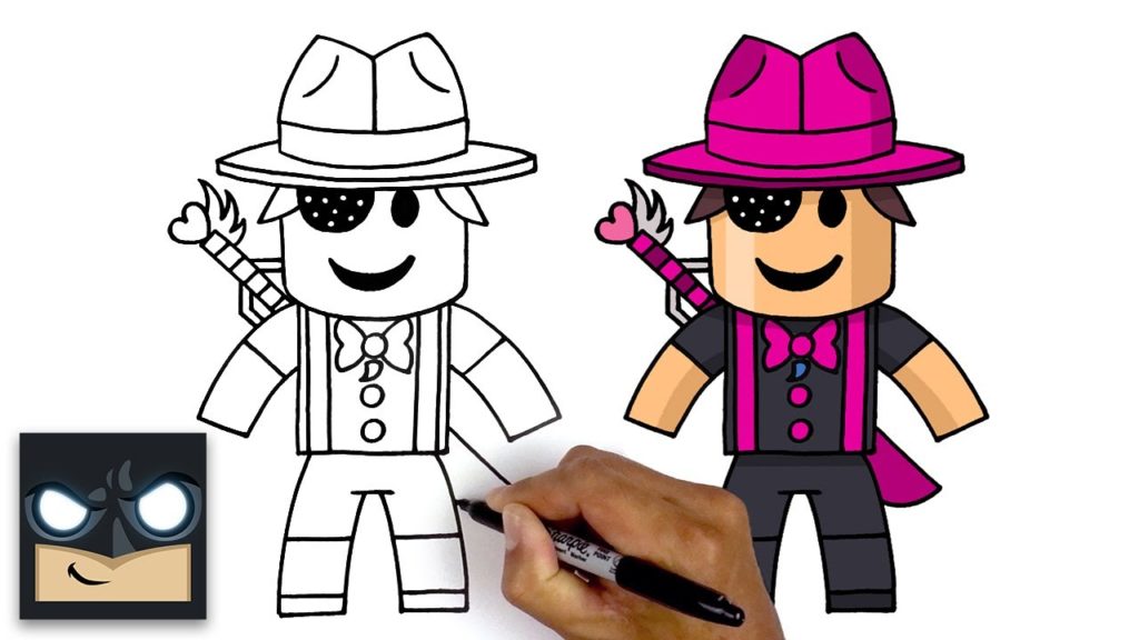 Cómo dibujar Roblox Piggy Minitoon - Dibujos en línea