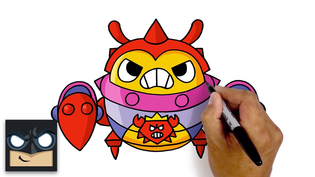 Come disegnare King Crab Tick | Brawl Stars