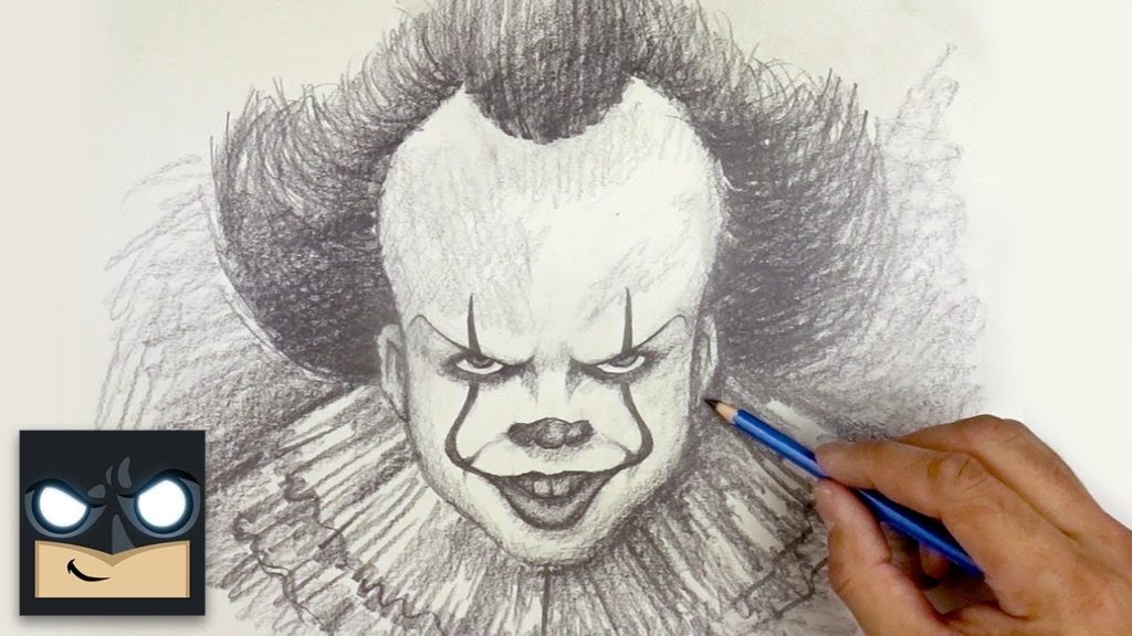 Cómo dibujarlo (Pennywise) el payaso, a lápiz