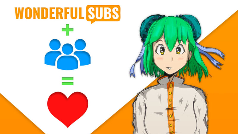 WonderfulSubs, il Social Network degli Anime