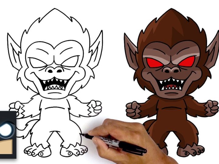 Come disegnare Goku grande scimmia di Dragon Ball Z