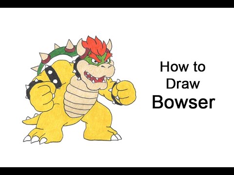 Come disegnare Bowser (figura intera) dei Pokemon