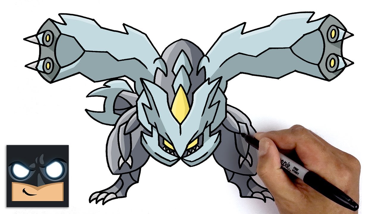 Come disegnare Kyurem dei Pokemon