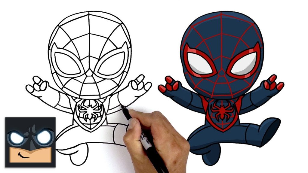 How to draw Miles Morales from Spider-Man