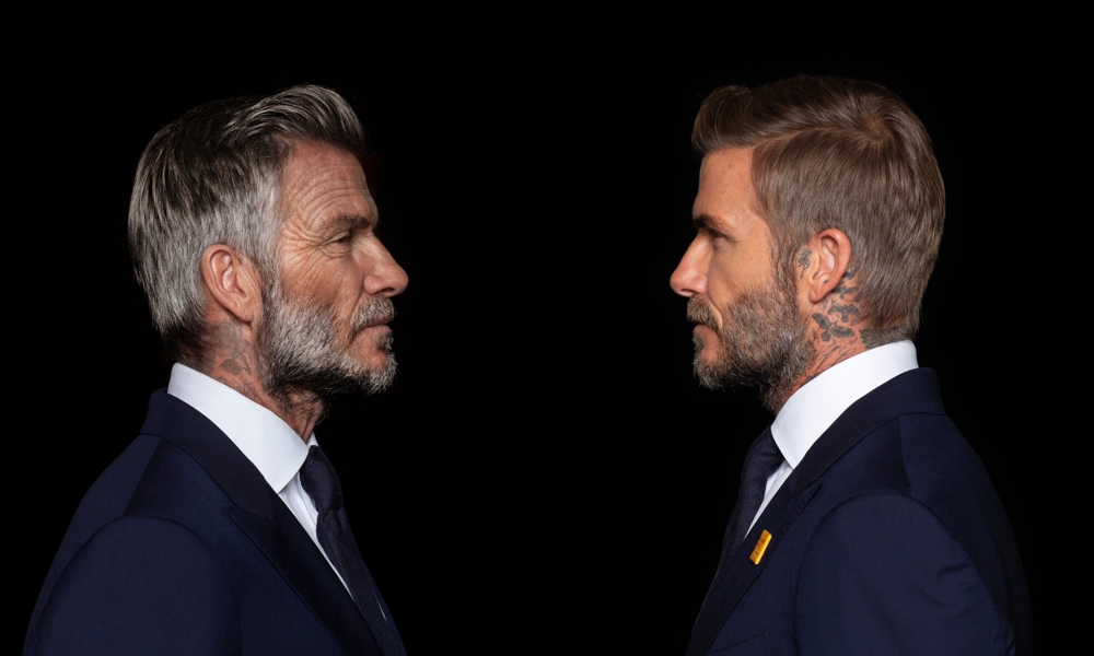 Digital Domain invecchia David Beckham per la campagna contro la malaria