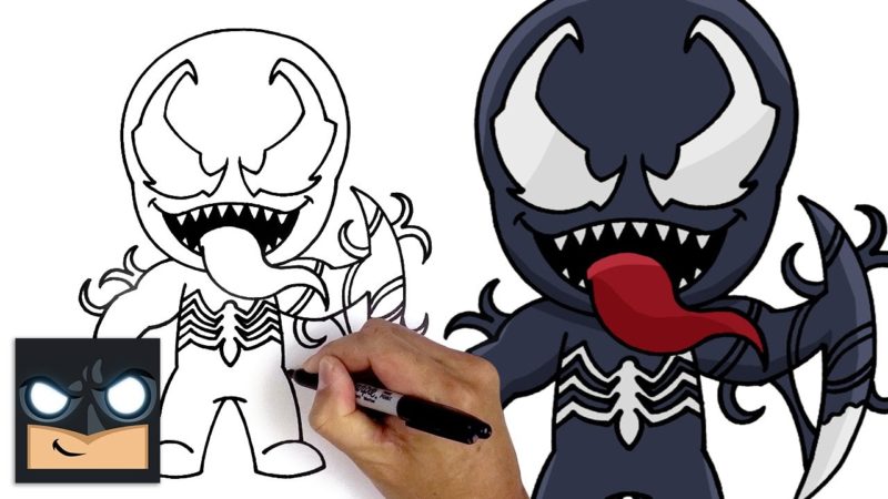 Come disegnare Mythic Venom della Marvel per Fortnite