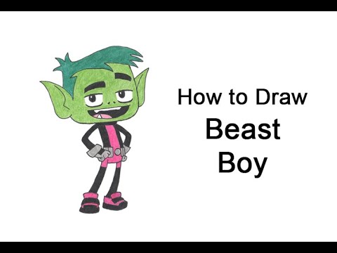 Come disegnare Beast Boy dei Teen Titans Go!