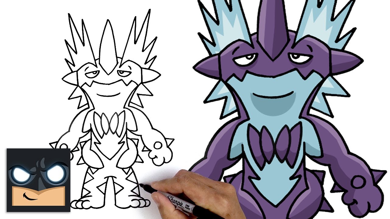Come disegnare Toxtricity dei Pokemon