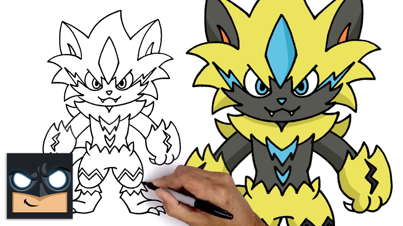 ポケモンのゼラオラの描き方