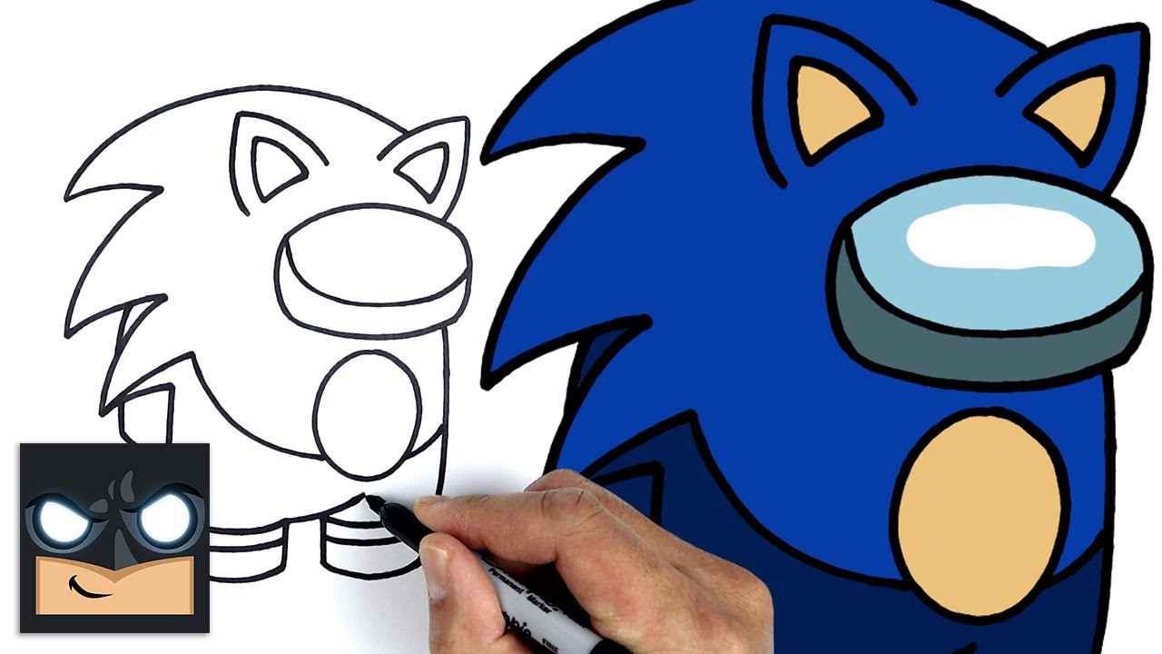 Come disegnare Sonic Crewmate di Among us