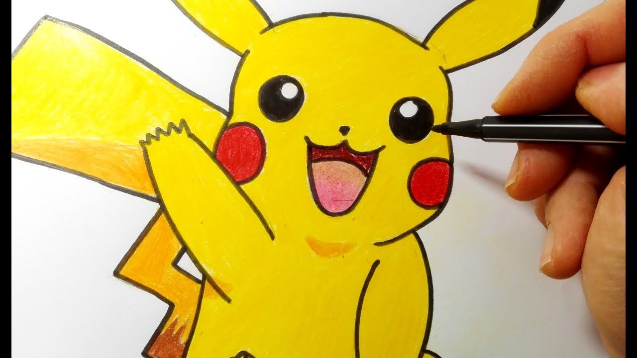 Come disegnare Pikachu dei Pokemon