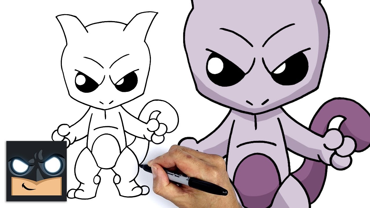 Come disegnare Mewtwo dei Pokemon