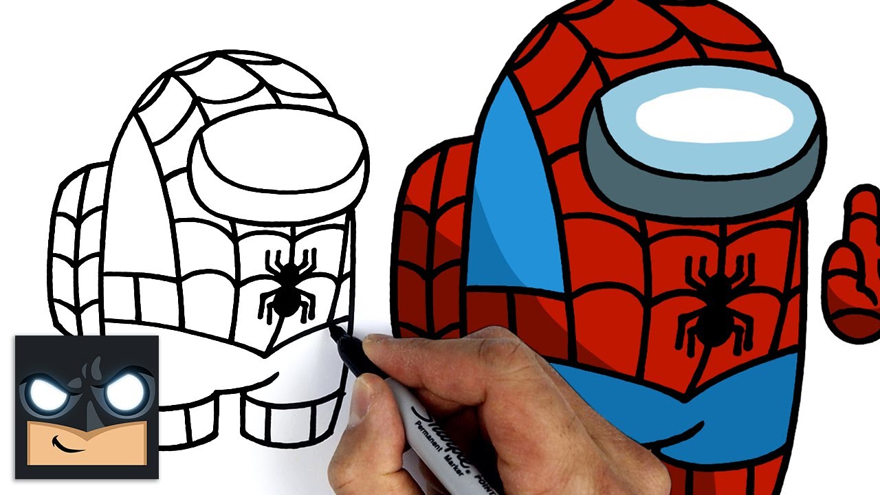 Come disegnare Spider-man Among us