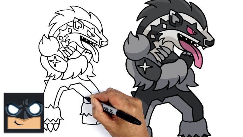 Come disegnare Obstagoon dei Pokemon