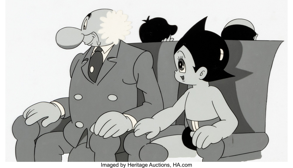 Astro Boy cel di produzione (Mushi Productions)