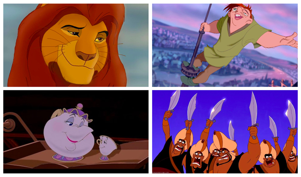Il re leone / Il gobbo di Notre Dame / La bella e la bestia / Aladino
