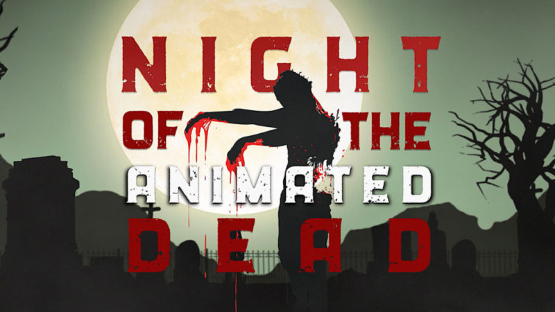 I non morti di Romero vengono rianimati in "Night of the Animated Dead" di WB