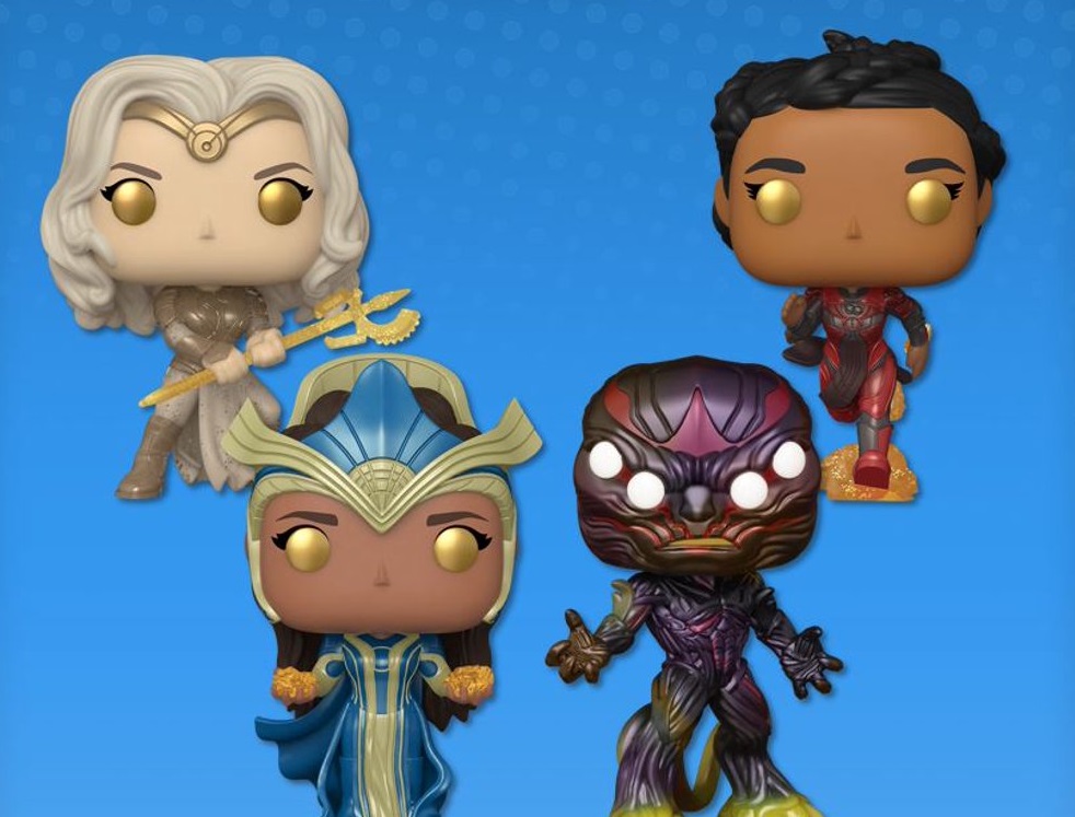 Con l’uscita del film in arrivo le action figure Funko Pop de gli Eterni