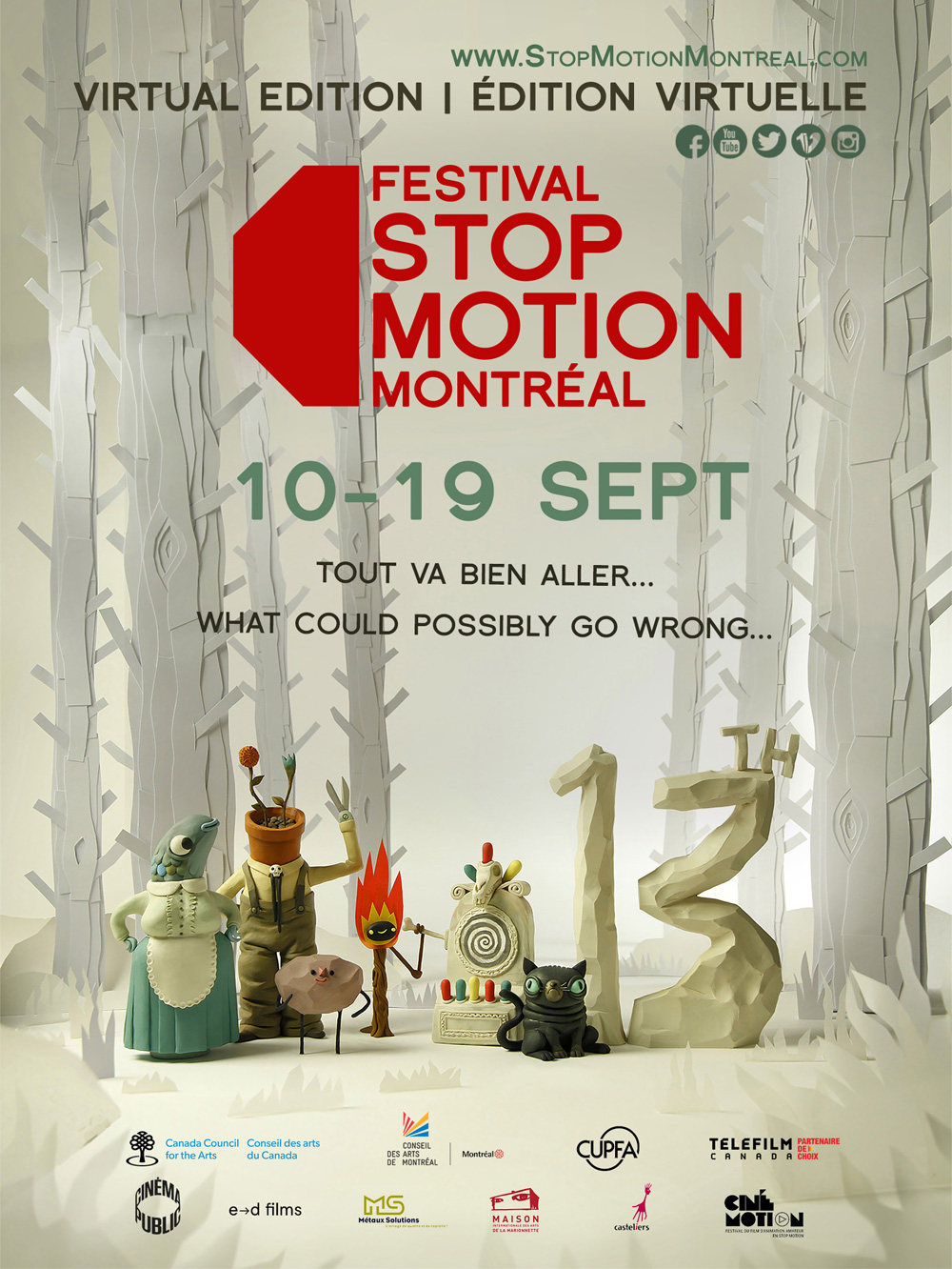 13° Festival Stop Motion Montréal © Design, illustrazione e fotografia di Gianluca Maruotti