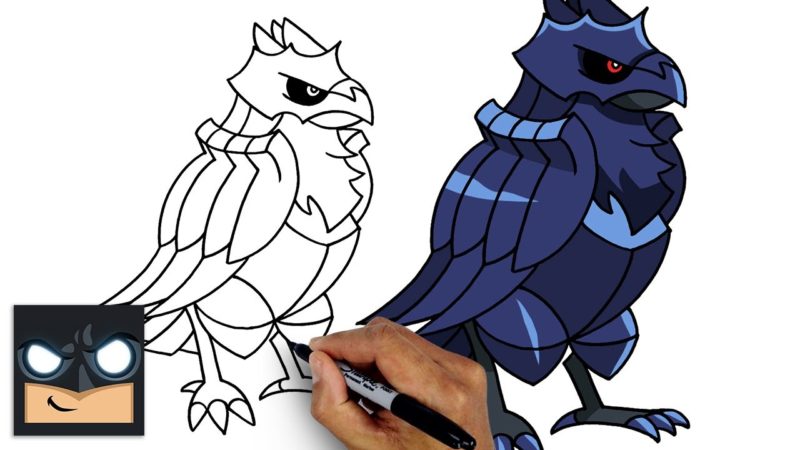 Come disegnare Corviknight dei Pokemon