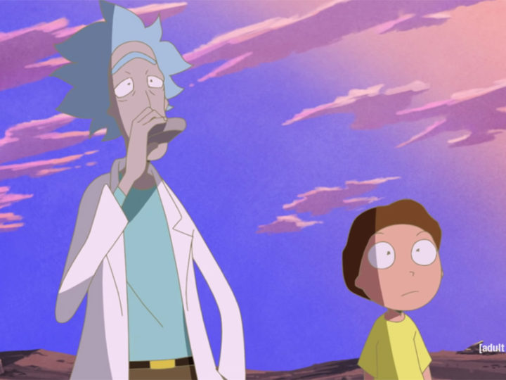 Rick e Morty reinterpretato con uno stile anime