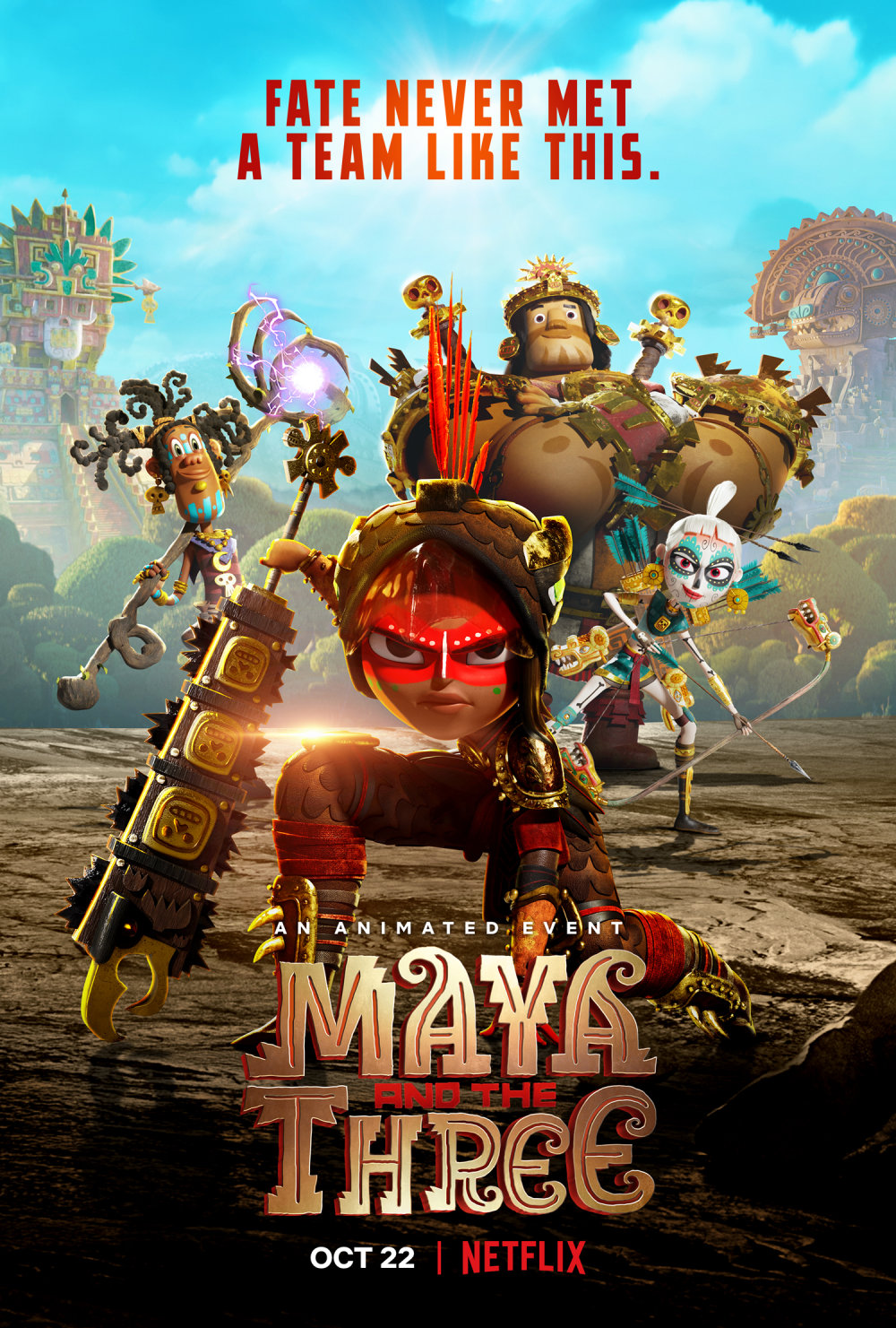 Maya e le tre locandine