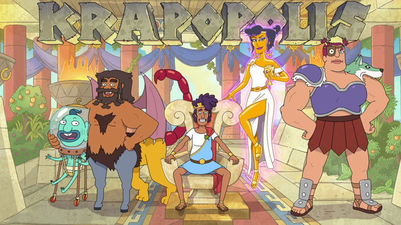 I doppiatori della serie animata”Krapopolis” di Dan Harmon