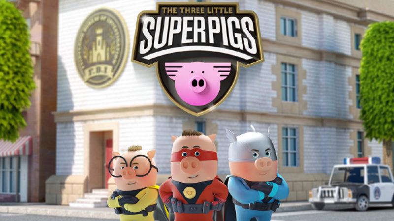 La serie animata “Superpigs” di Fourth Wall e Planeta Junior