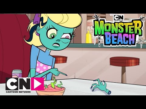 Guarda il video di Monster Beach “Una mano impazzita” di Cartoon Network