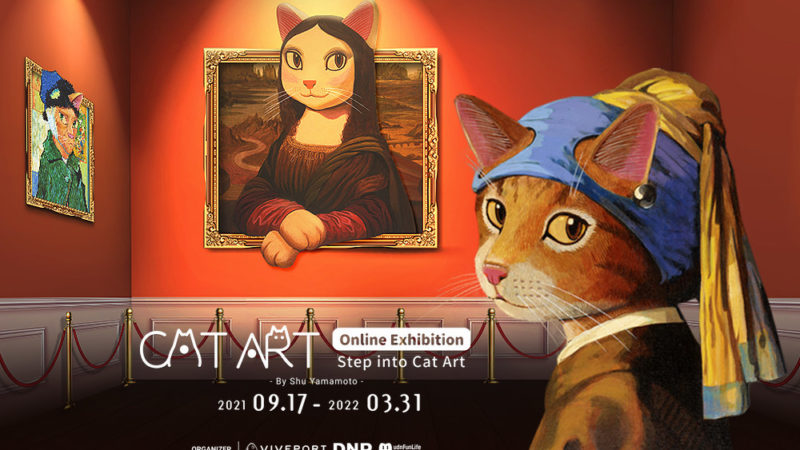 HTC Viveport lancia la mostra "Cat Art" con Shu Yamamoto