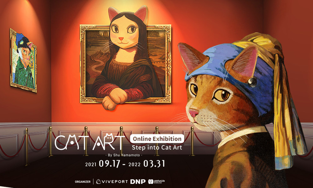 HTC Viveport lancia la mostra "Cat Art" con Shu Yamamoto