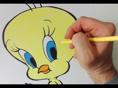 Come disegnare e colorare Titti dei Looney Tunes