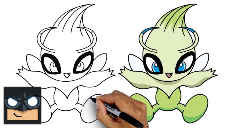 Come disegnare Celebi dei Pokemon