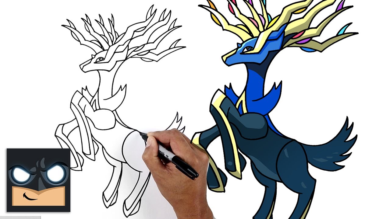 Come disegnare Xerneas dei Pokemon