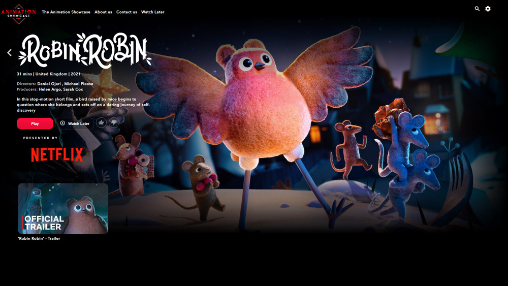 Robin Robin in The Animation Showcase