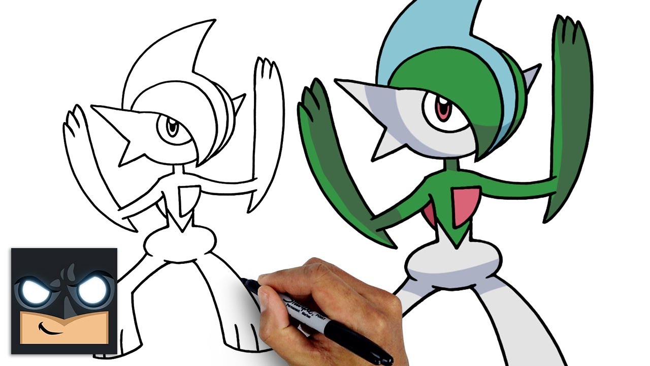 Come disegnare Gallade dei Pokemon