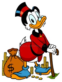 Zio Paperone – Il personaggio dei cartoni animati e dei fumetti Disney