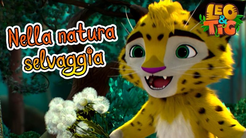 Leo e Tig Italia 🐯🐆 🙃 Nella natura selvaggia 😜 Cartone animato per bambini