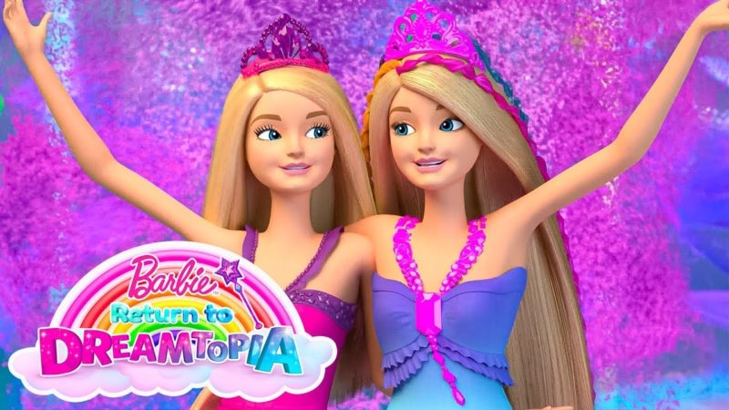 Festa principesca con  gli unicorni e le sirene! | Barbie ritorno a Dreamtopia!