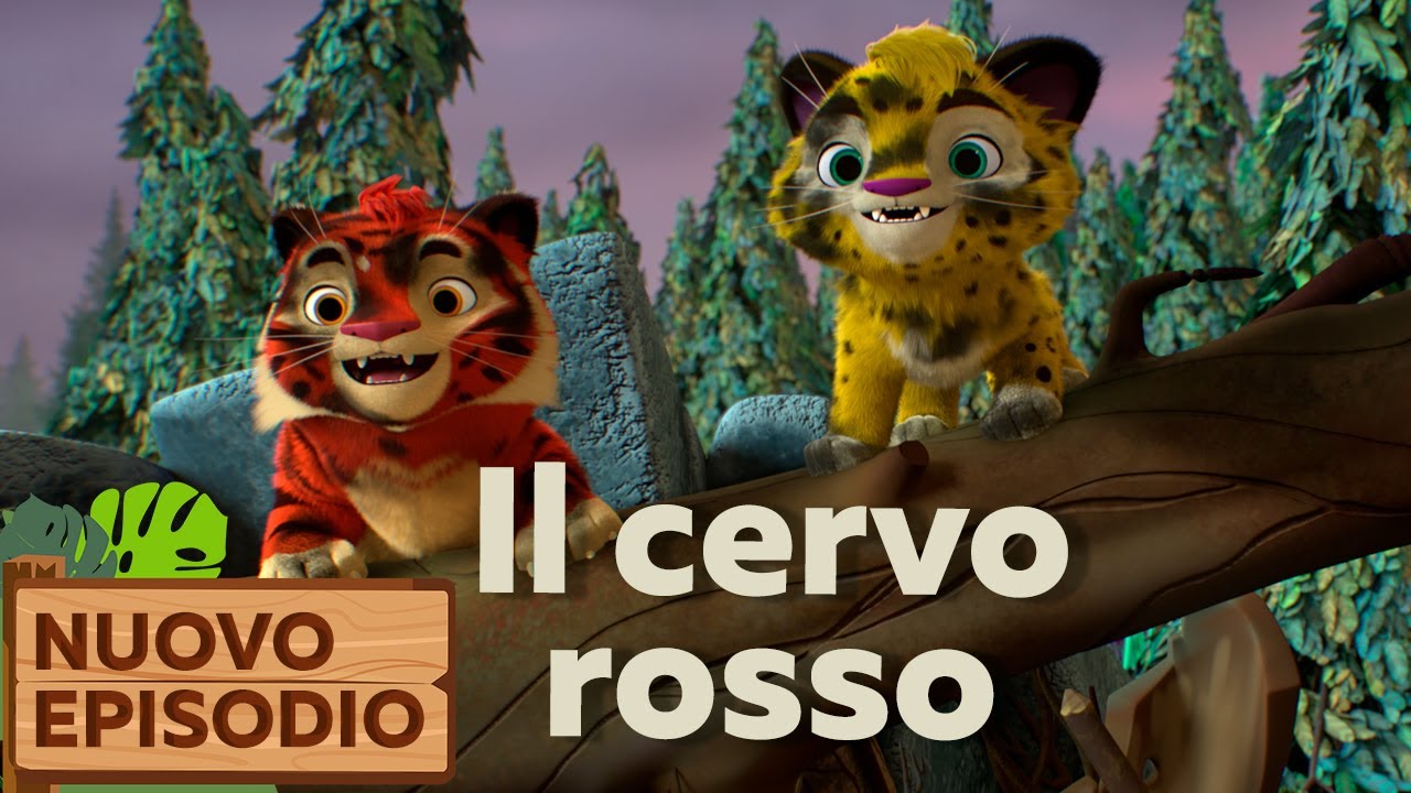 Leo e Tig Italia – cartone animato per bambini 🐆🐯🦌 Il cervo rosso (Episodio 6)🦌
