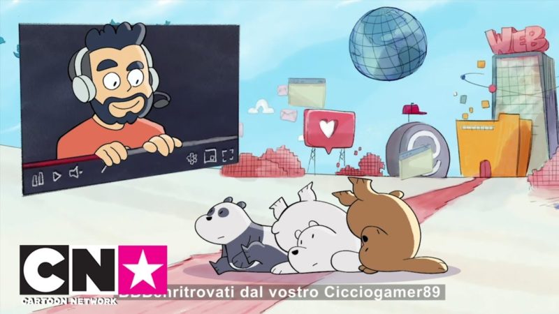 CiccioGamer e We Bare Bears | #IoSonoDiverso | Cartoon Network Italia