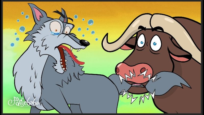 Il Lupo Cattivo e il Bufalo Intelligente | Storie Per Bambini Cartoni Animati I Fiabe e Favole