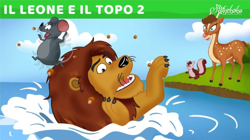 Il Leone, Il Topo E L'orso Dormiglione | Storie per bambini | Fiabe e Favole
