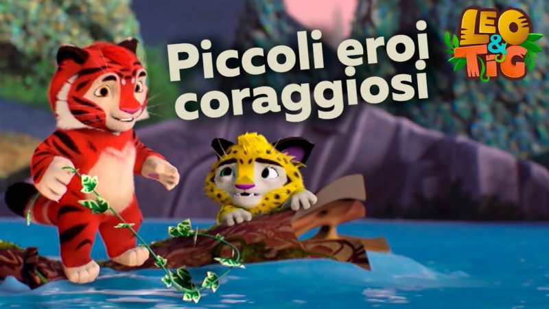 Leo e Tig Italia 🐯🐆 🛡 Piccoli eroi coraggiosi 💪 Collezione di episodi 🐯🐆 Cartone animato per bambini