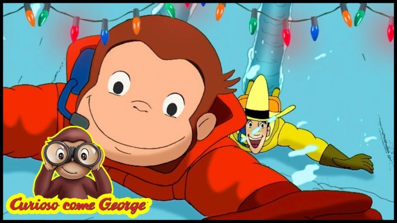 Curious George ⛄Episodi di Natale – Avventura in Antartide🎄Cartoni 🐵George la Scimmia